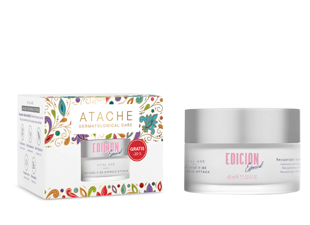 Ночной крем для лица Atache Vital Age Wrinkle Attack Night Cream Special Edition против морщин, 60 мл