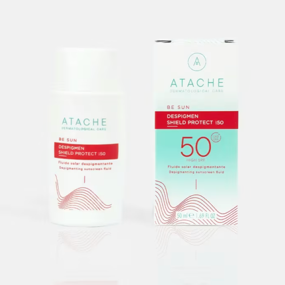 Солнцезащитный крем для лица Atache Be Sun Despigmen Shield Protect SPF 50, против пигментации, 50 мл